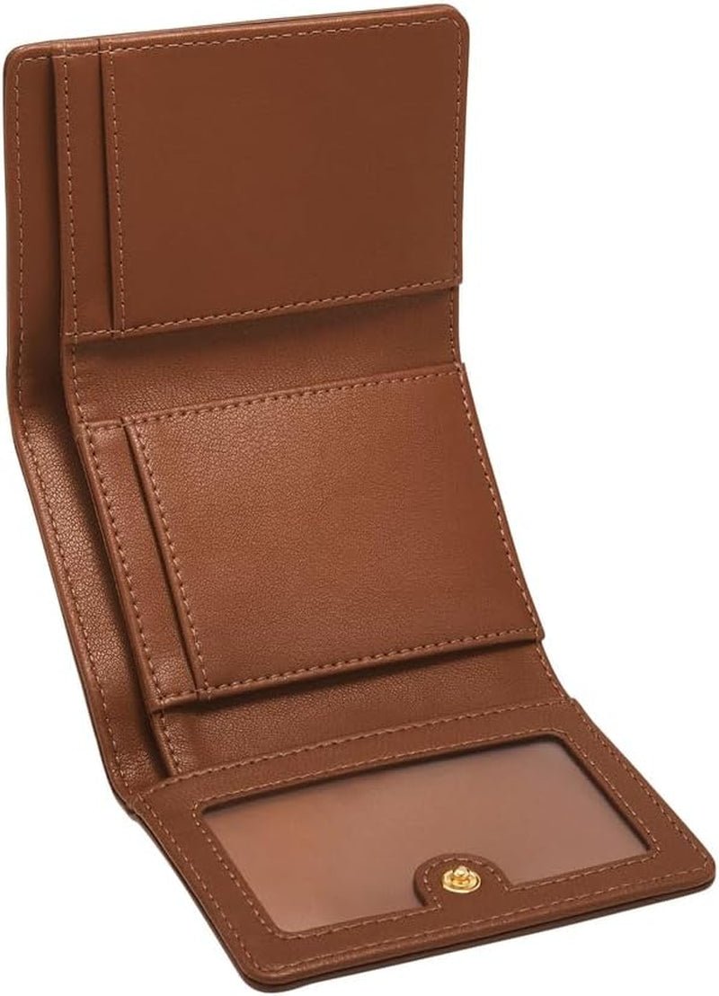 Fossil Logan Tri-Fold tegnebog til kvinder, brun Naty Shop damepung