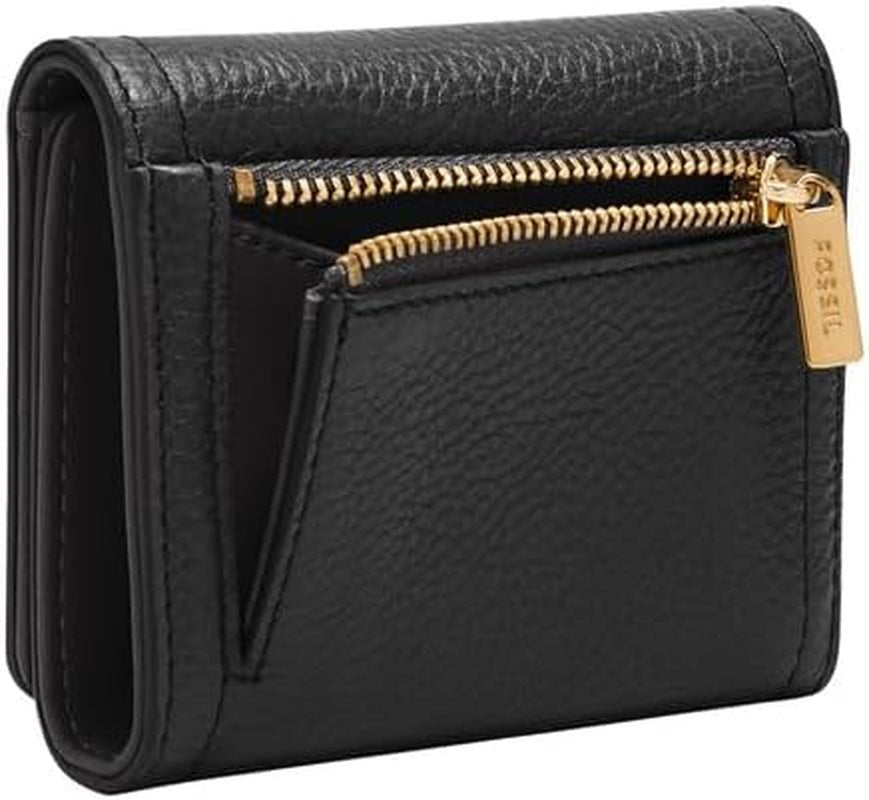 Fossil Logan Tri-Fold tegnebog til kvinder, sort Naty Shop damepung