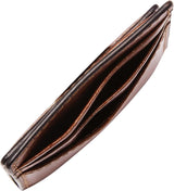 Fossil Andrew-pung til mænd, Cognac-læderpung 7,2 cm L x 0,5 cm B x 10 cm H ML4173222 Pung til mænd Naty Shop