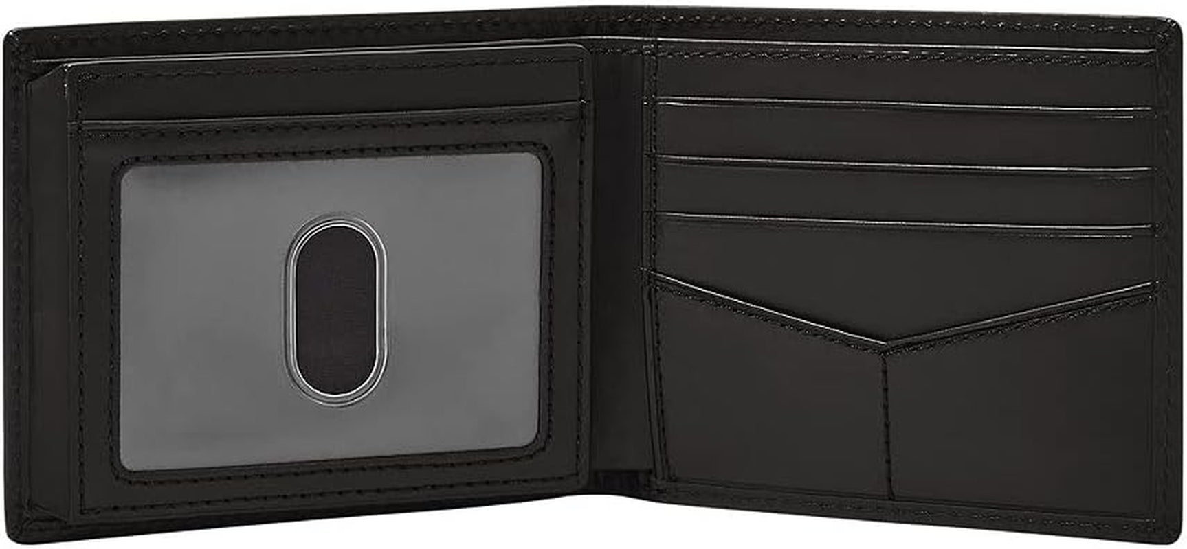 Fossil mænds pung - Derrick RFID læder bifold med flip ID, ML3681001 - 10,9 cm L x 1,27 cm B x 8,9 cm H Herre pung Naty Shop