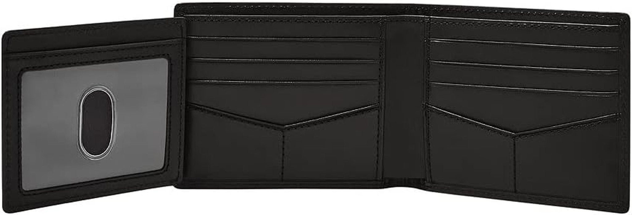 Fossil mænds pung - Derrick RFID læder bifold med flip ID, ML3681001 - 10,9 cm L x 1,27 cm B x 8,9 cm H Herre pung Naty Shop
