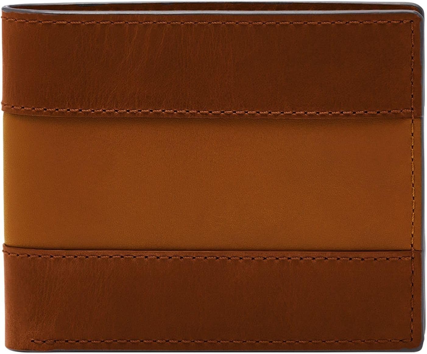 Fossil Everett-pung til mænd, mellembrunt bifoldet læder 11,5 cm L x 2,5 cm B x 8,9 cm H ML4397210 Naty Shop Herrepung Standardtitel