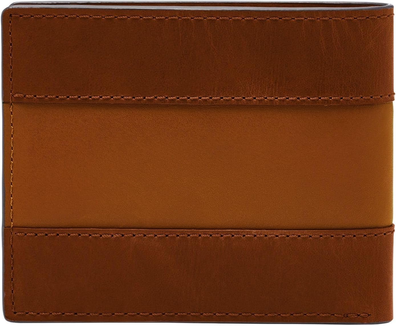 Fossil Everett-pung til mænd, mellembrunt bifoldet læder 11,5 cm L x 2,5 cm B x 8,9 cm H ML4397210 Herrepung Naty Shop