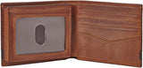 Fossil Quinn-pung til mænd - 100 % brunt bifoldet læder 11,5 cm L x 2 cm B x 9 cm H ML3644200 Herrepung Naty Shop