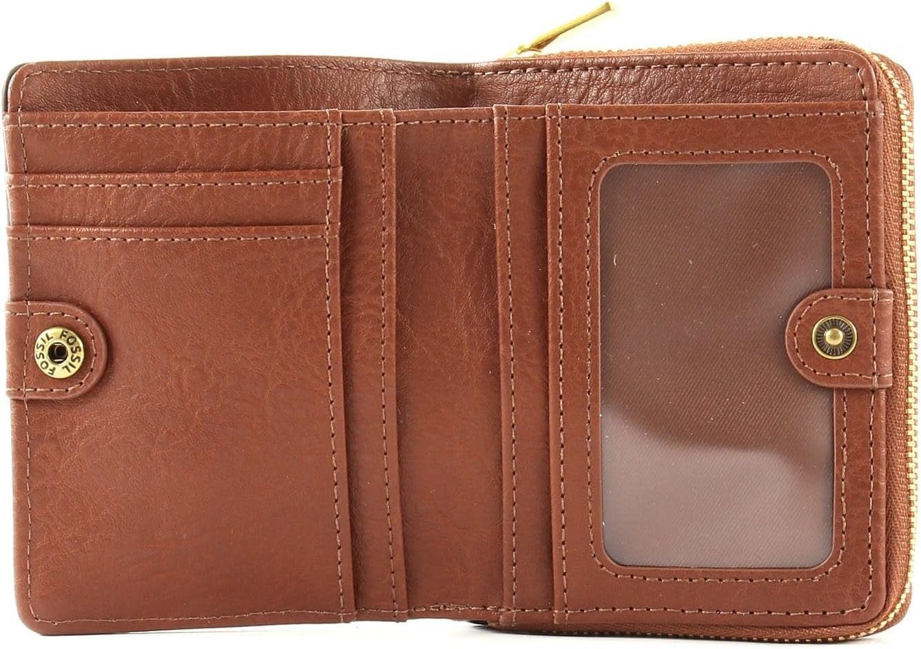 Fossil Kvinders Logan multifunktionel brun læderpung 11,1 cm L x 2,5 cm B x 8,9 cm H SL7923200 Damepung Naty Shop