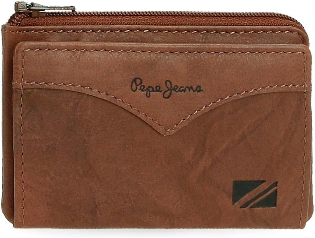 Pepe Jeans jakke pung med kortholder, one size Herre pung Naty Shop Brown
