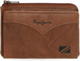 Pepe Jeans jakke pung med kortholder, one size Herre pung Naty Shop Brown