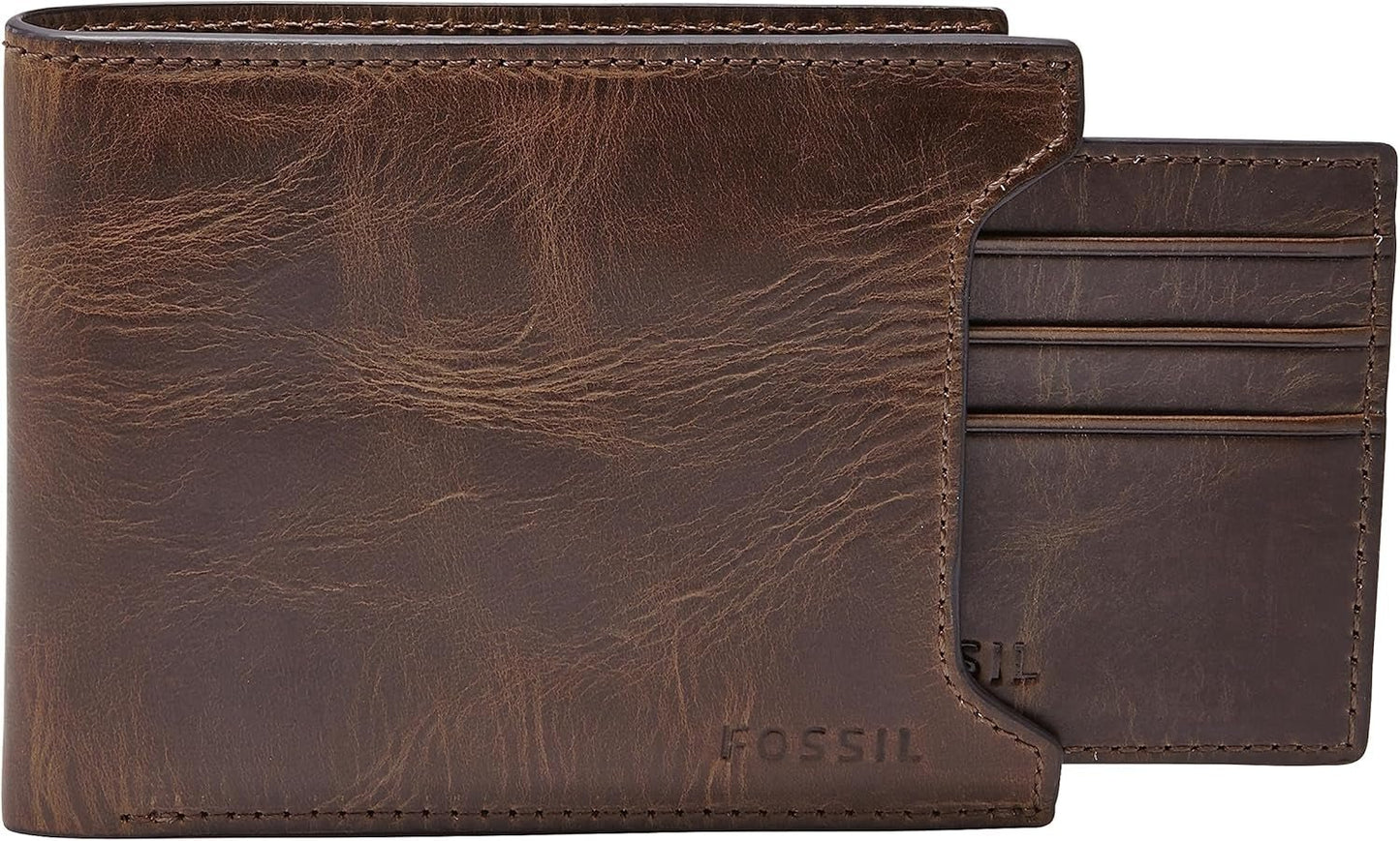 Fossil herrepung Naty Shop Derrick herrepung mørkebrun