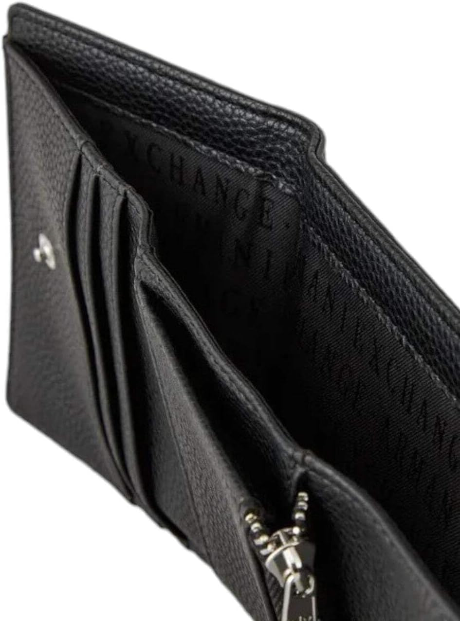 Armani Exchange Wave Bi-Fold damepung, sort Naty Shop damepung
