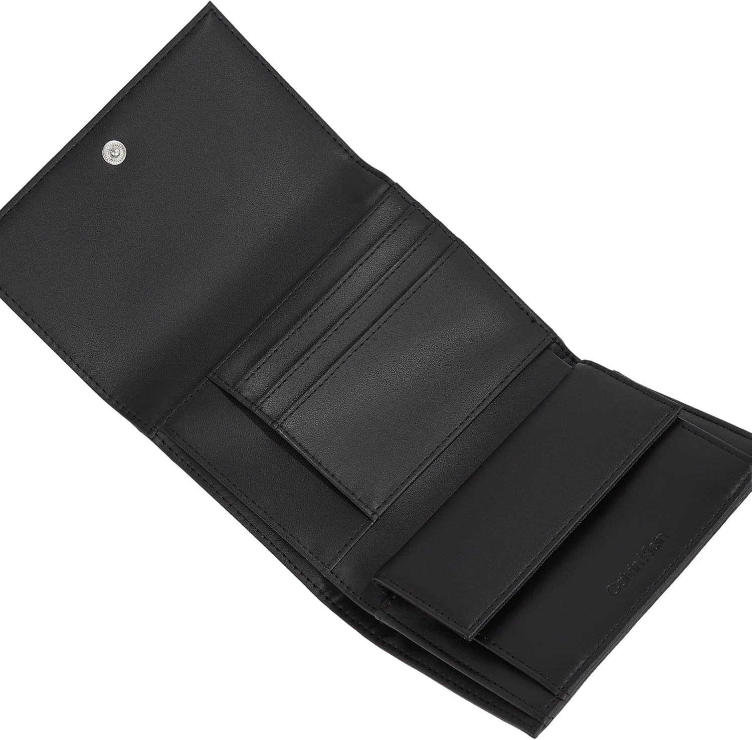 Calvin Klein Daily Medium Trifold Klein damepung, sort (Ck Black), Naty Shop damepung i naturlig størrelse