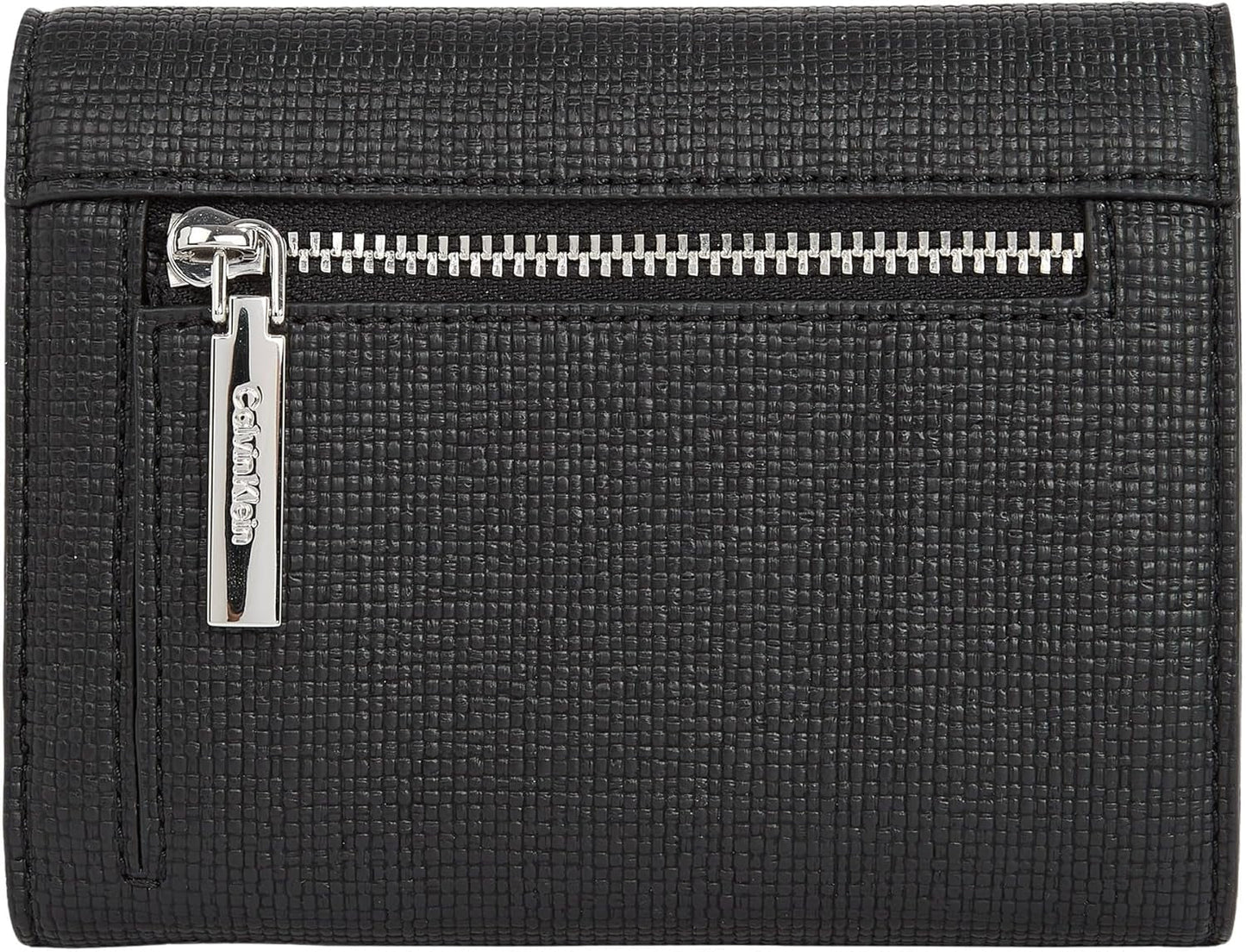 Calvin Klein Daily Medium Trifold Klein damepung, sort (Ck Black), Naty Shop damepung i naturlig størrelse