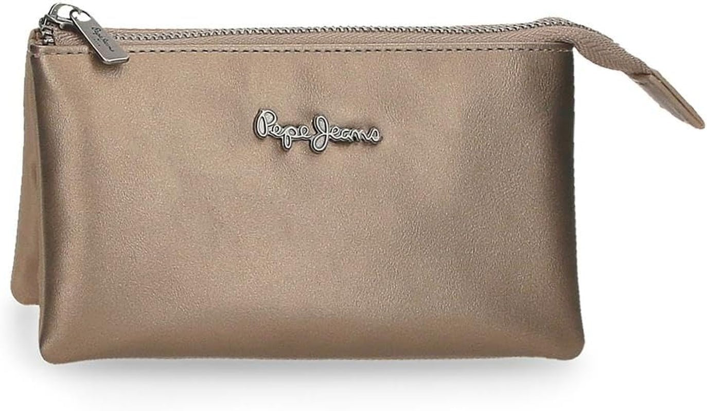 Pepe Jeans Ruby pung, pung, pung, lavet af polyester med imiteret læder detaljer. Rum, lynlåse. Fra Joumma Tasker Damepung Naty Shop Rubin Toilettaske