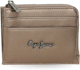 Pepe Jeans Ruby pung, pung, pung, lavet af polyester med imiteret læder detaljer. Rum, lynlåse. Fra Joumma Tasker Damepung Naty Shop Rubin Pung