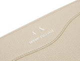Armani Exchange Dame Essential Wave Pisco Sølvtrykt Logo Tri-Fold tegnebog Naty Shop Dame tegnebog