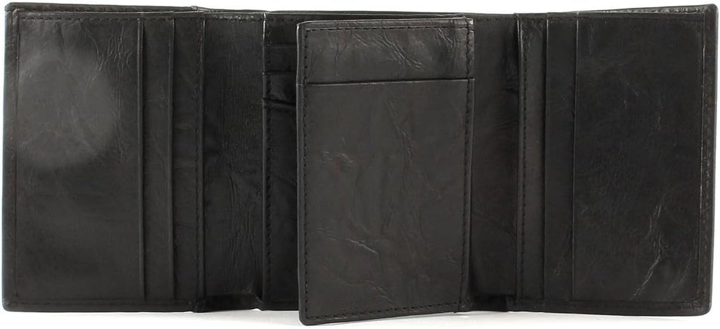 Fossil Mænd Neel Læder Trifold tegnebog 8,255 cm L x 1,905 cm B x 10,16 cm H Herre Pung Naty Shop