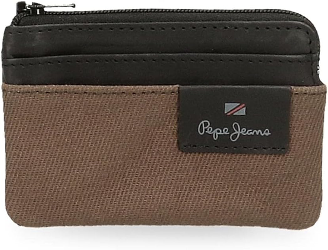 Pepe Jeans Hilltop Punge Punge Punge Punge Casual Læder. Fra Joumma Tasker Herrepung Naty Shop Brun pung
