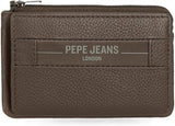 Pepe Jeans Checkbox Koskind Punge & punge Sort Brun Blå Grå Herrepung Naty Shop Brun kortholder