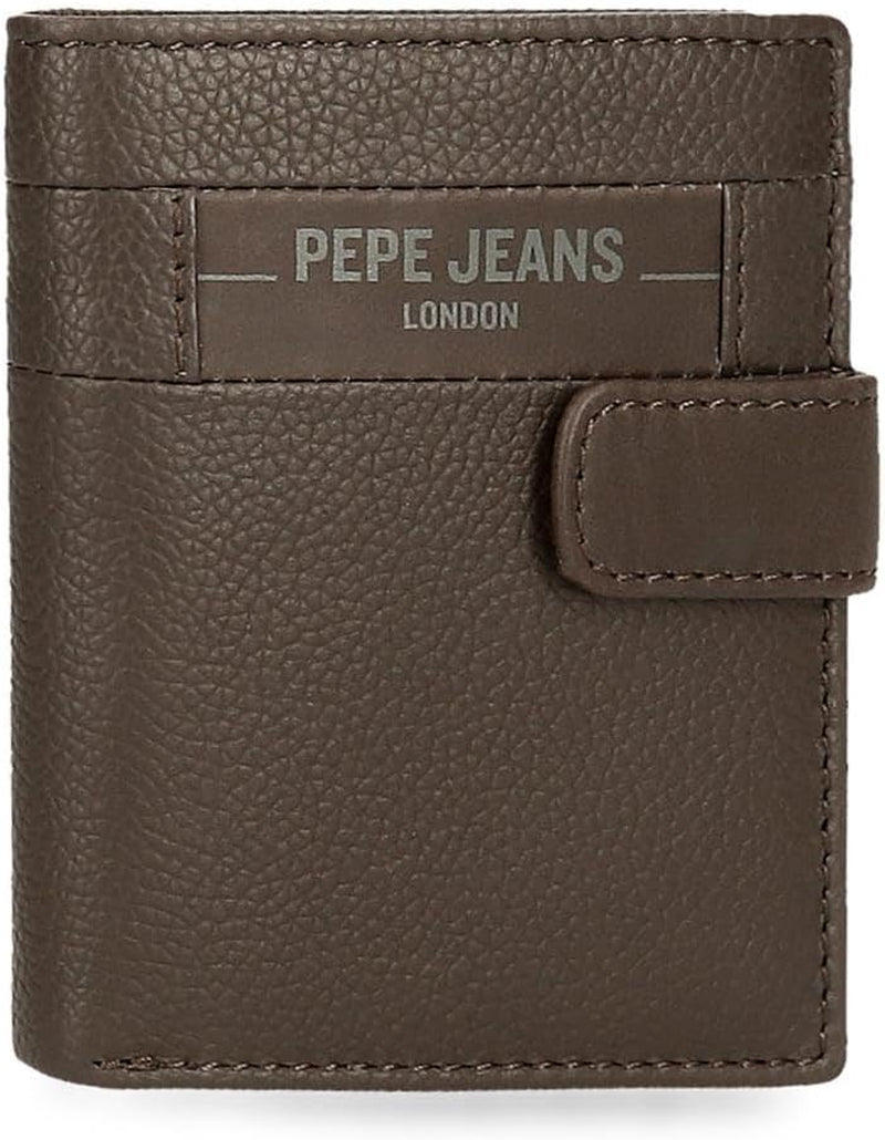 Pepe Jeans Checkbox Koskind Punge & punge Sort Brun Blå Grå Herrepung Naty Shop Brun Click Wallet