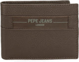 Pepe Jeans Checkbox Koskind Punge & punge Sort Brun Blå Grå tegnebog Mænd Naty Shop Brun tegnebog