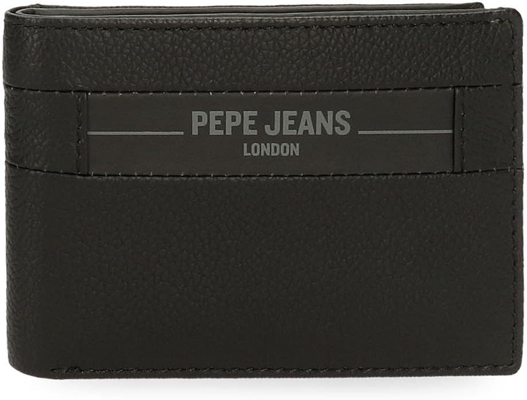 Pepe Jeans Sort Brun Blå Grå Checkbox Koskind Punge & punge Herrepung Naty Shop Sort Checkbox Wallet