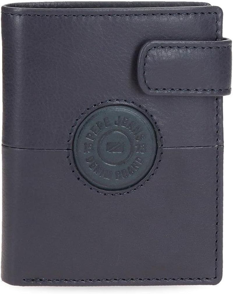 Pepe Jeans Cracker Kohud Punge og punge, Sort, Brun, Grøn, Forskellige størrelser Herrepung Naty Shop Brun Click Wallet