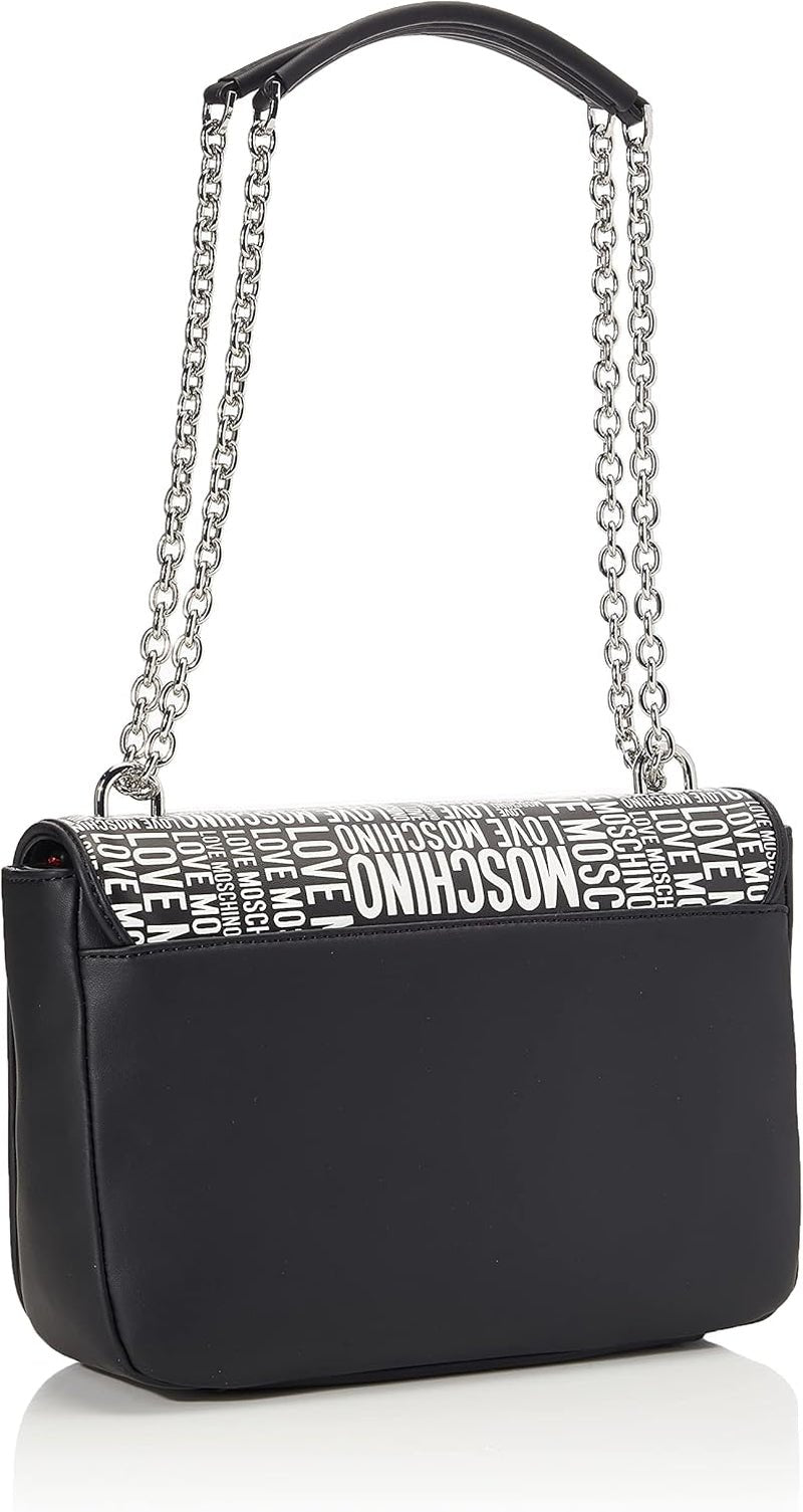 Love Moschino Skuldertaske til kvinder Pre-Collection Efterår-Vinter 2021 Sorte Tasker Kvinder Naty Shop