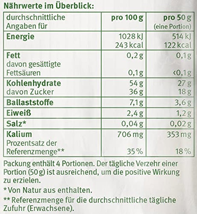 Blommer med sten 200g - Aromatisk, frugtagtig og naturlig sød - Vegansk, usvovlet, uden sten og uden tilsat sukker - Nutri-Score A (1 x 200g) Dehydrerede produkter Naty Shop