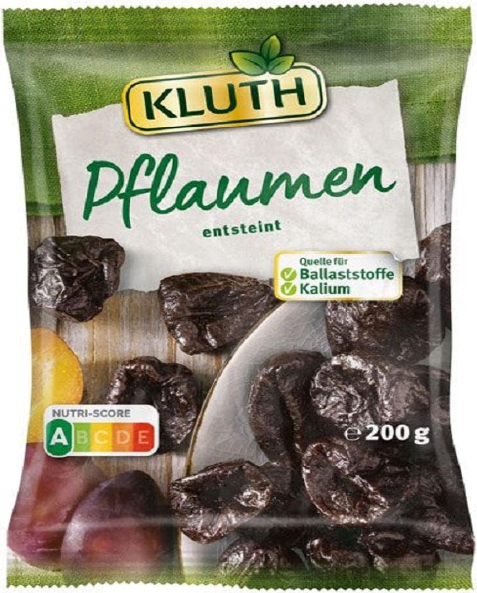 Blommer med sten 200g - Smag, frugtagtig og naturligt sød - Vegansk, usvovlet, udstenet og uden tilsat sukker - Nutri-Score A (1 x 200g) Dehydrerede produkter Naty Shop Standardtitel