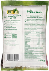 Blommer med sten 200g - Aromatisk, frugtagtig og naturlig sød - Vegansk, usvovlet, uden sten og uden tilsat sukker - Nutri-Score A (1 x 200g) Dehydrerede produkter Naty Shop