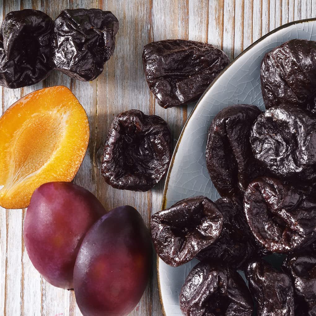 Blommer med sten 200g - Aromatisk, frugtagtig og naturlig sød - Vegansk, usvovlet, uden sten og uden tilsat sukker - Nutri-Score A (1 x 200g) Dehydrerede produkter Naty Shop