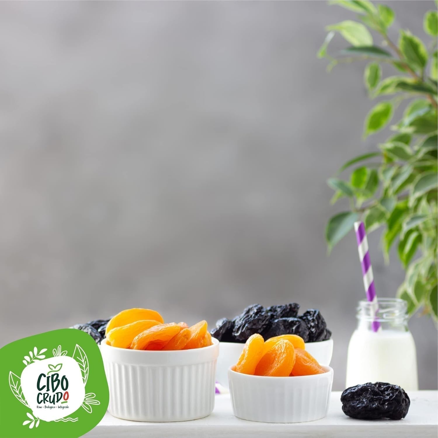 Tørrede og frøfri økologiske blommer - 500g. Rå usvovlede blommer, uden tilsat sukker eller tilsætningsstoffer. Økologiske svesker som aromatiske tørrede frugter. Blommer uden gruber. Naty Shop dehydrerede produkter