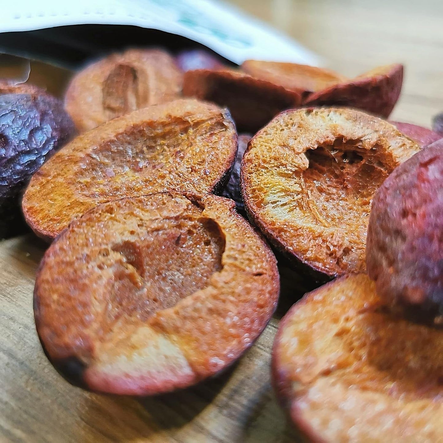 Frysetørrede blommer Frysetørrede blommer 100% naturlige | Uden tilsat sukker Sundt frysetørret slik | Frysetørrede blommer Frysetørrede frugter Frysetørrede frugter ZingyZoo Dehydrerede produkter Min butik
