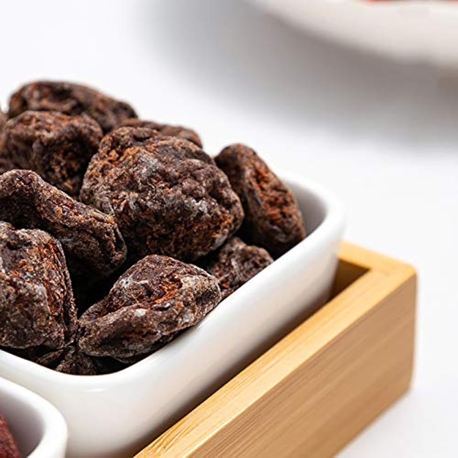 Salte søde asiatiske svesker revne blommekonserves 2 poser Traditionelle kinesiske frugtslik è¯æ¢... (4,23 oz pr. pose) Naty Shop Dehydrerede produkter