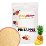 Frysetørret ananaspulver 100g - Frysetørret frugtpulver - Frysetørret ananaspulver til smoothies, yoghurt og bagning - 100% naturligt ananaspulver uden tilsætningsstoffer Dehydrerede produkter Naty Shop 100G