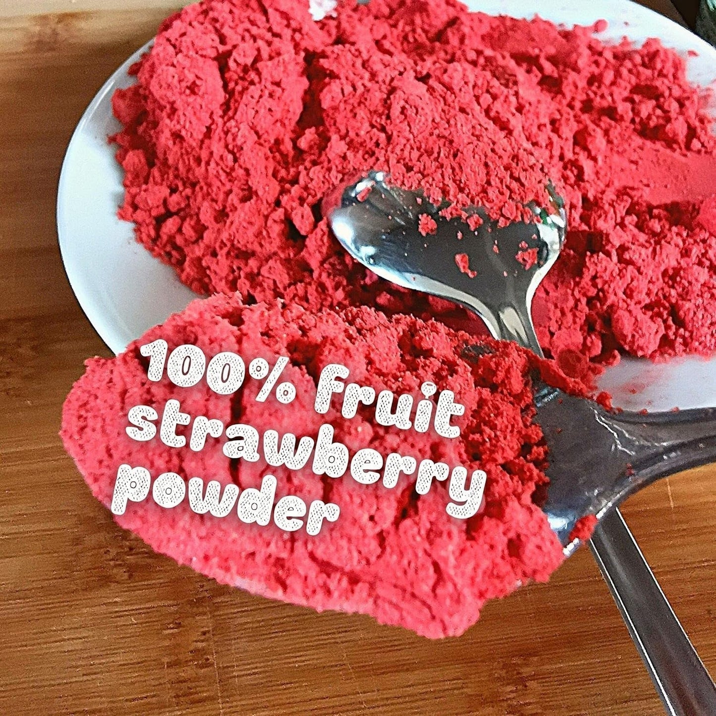Frysetørret frugtpulver Jordbærpulver | Frysetørret jordbærpulver Jordbærpulver | Jordbærpulver Smoothie Jordbærbudding Tørrede frugter (100 g) Tørrede produkter Naty Shop