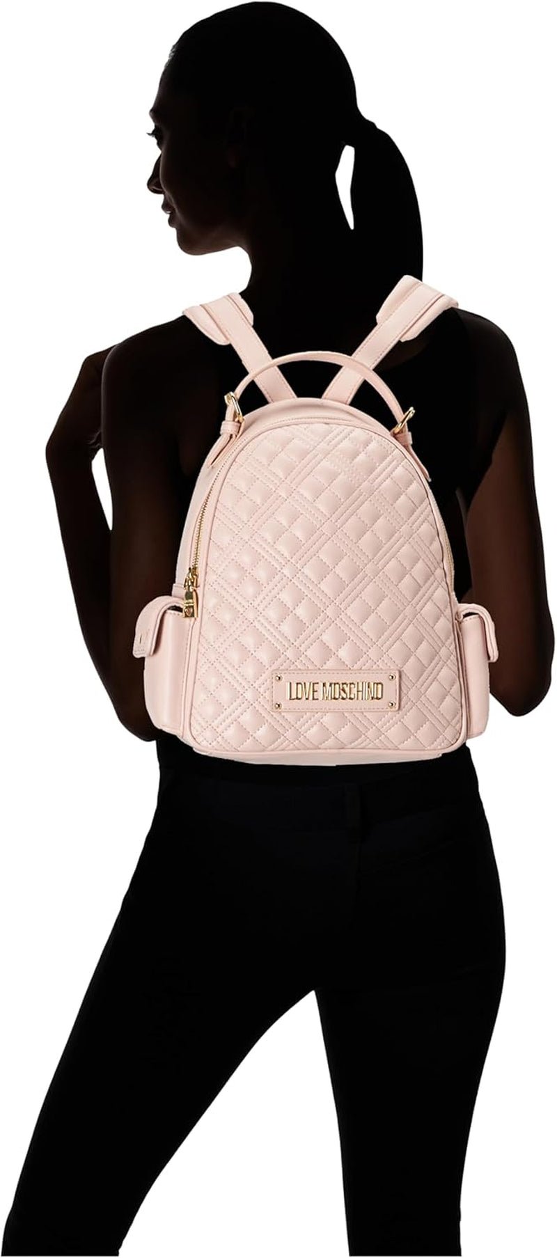 Love Moschino kvinders rygsæk, pink Naty Shop dametasker