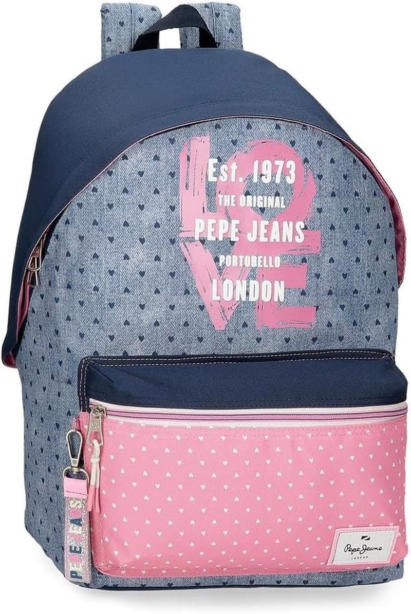 Rygsæk Pepe Jeans Noni Denim Rygsække og førsteklasses tasker Naty Shop Anpassbarer 42-rygsæk