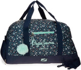 Pepe Jeans Alenka skolerygsæk med trolley, blå, 30 x 40 x 12 cm, polyester, 14,4 l, blå, skolerygsæk med trolley Premium rygsække og tasker Naty Shop Rejserygsæk