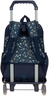 Pepe Jeans Alenka skolerygsæk med trolley, blå, 30 x 40 x 12 cm, polyester, 14,4 l, blå, skolerygsæk med trolley Premium rygsække og tasker Naty Shop