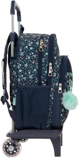 Pepe Jeans Alenka skolerygsæk med trolley, blå, 30 x 40 x 12 cm, polyester, 14,4 l, blå, skolerygsæk med trolley Premium rygsække og tasker Naty Shop