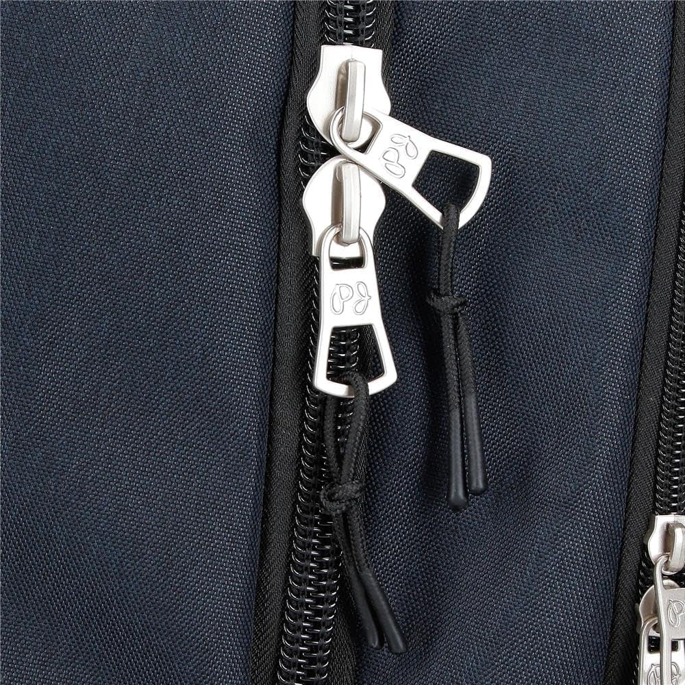 Pepe Jeans Cromwell Skolerygsæk, Dobbeltrum, Sort, 33 x 46 x 15 cm, Polyester, 22,77 L, Sort, One Size, Dobbeltrum Skolerygsæk Premium Rygsække og tasker Naty Shop
