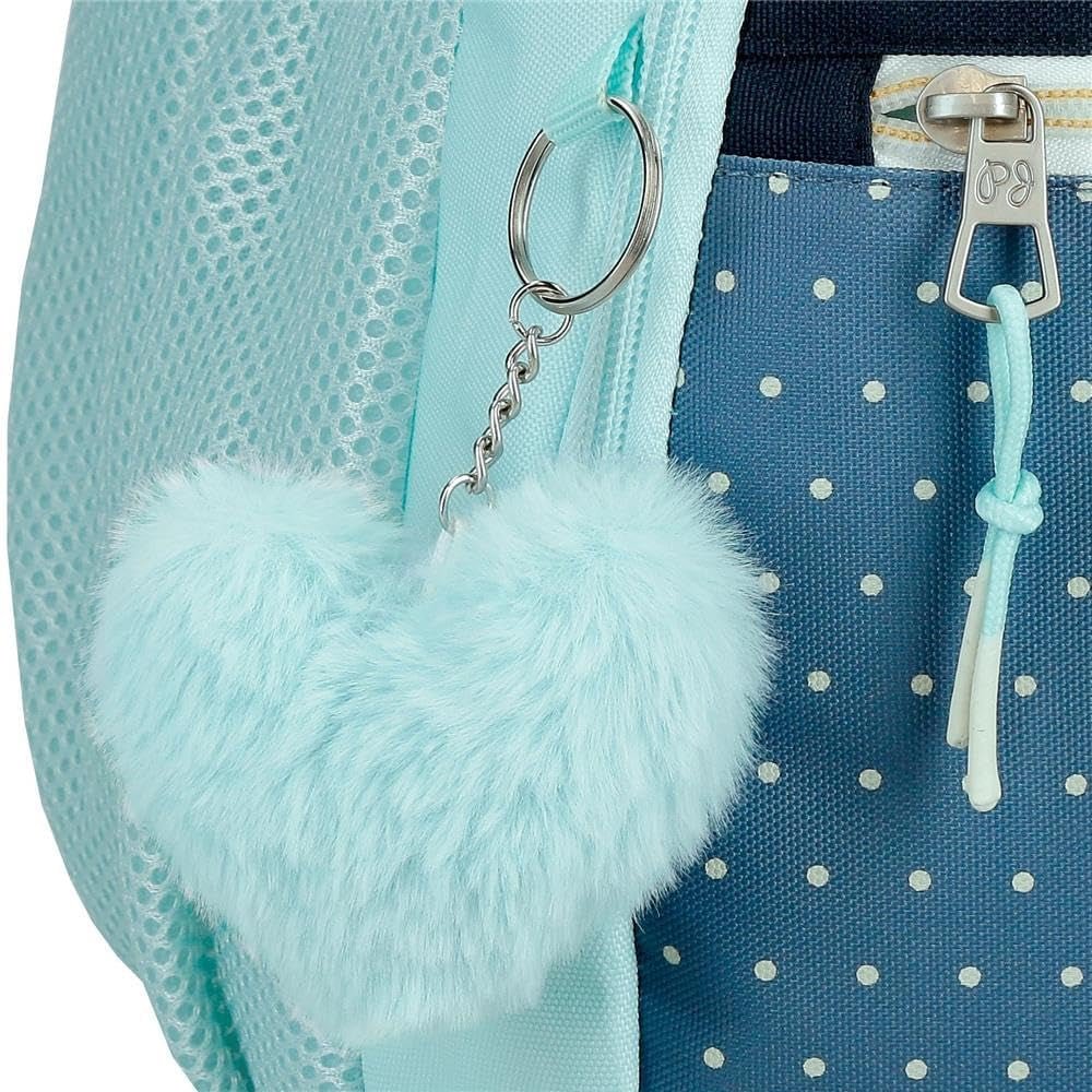Pepe Jeans Dalma Skolerygsæk Børnerygsæk af polyester, brede og justerbare justerbare stropper, frontlomme. Fra Joumma Bags Naty Shop premium rygsække og tasker