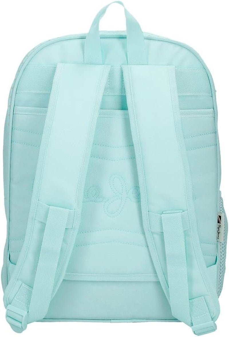 Pepe Jeans Dalma Skolerygsæk Børnerygsæk af polyester, brede og justerbare justerbare stropper, frontlomme. Fra Joumma Bags Naty Shop premium rygsække og tasker