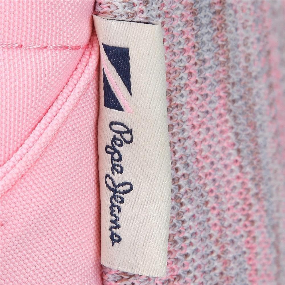 Pepe Jeans Miri skolerygsæk, pink, 31 x 44 x 17,5 cm, polyester, 22,79 l, pink, skolerygsæk Premium rygsække og tasker Naty Shop