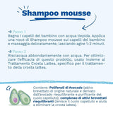 Mousse shampoo til mælkeskorper, hår, babyer, børn, hele familien - Hjælper med at fjerne mælkeskorpe, skånsom rengøring, ingen stik (150ml) Børn - Bad og hudpleje Naty Shop