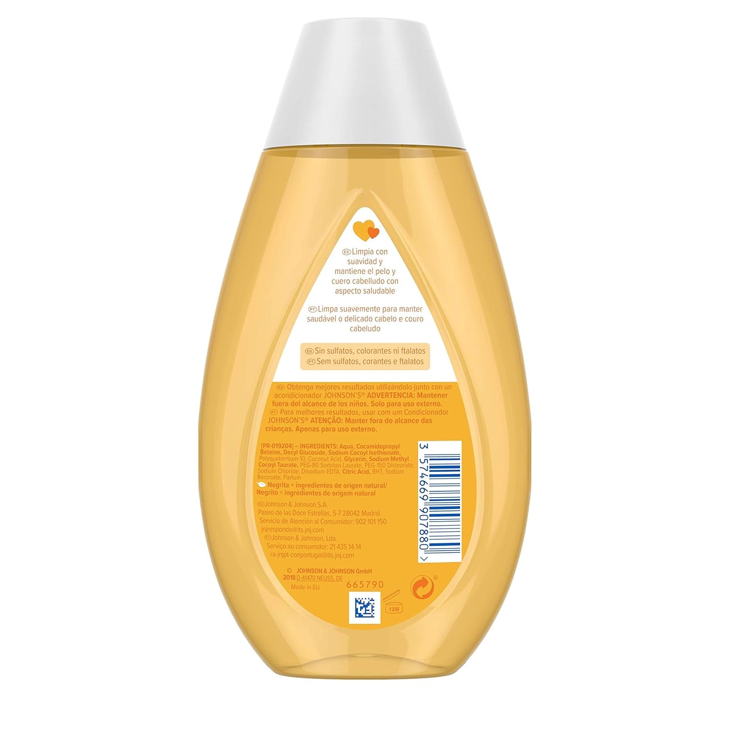 Shampoo, pakke med 3 (3 x 300 ml) Børn - Bad og hudpleje Naty Shop