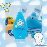 PENATEN shampoo (400 ml), særlig skånsom shampoo til babyer, til blødt hår, der er let at rede, skånsomt som rent øjenvand, i genanvendelig emballage (pakke med 2) Børn - Bath and Skincare Naty Shop