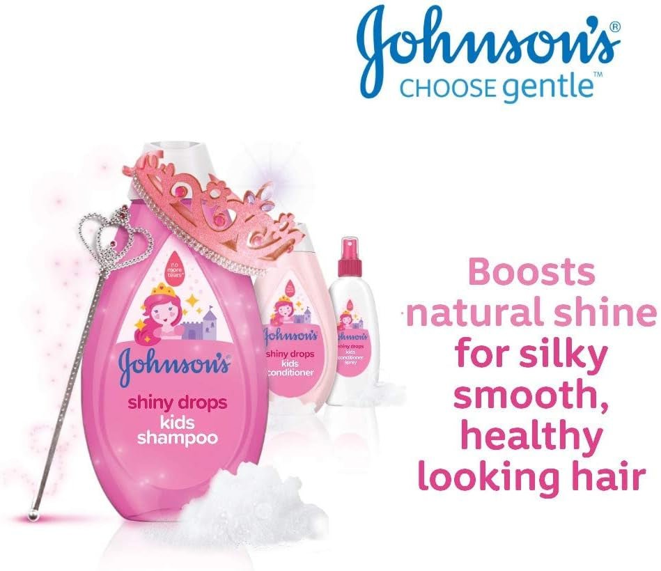 Johnson's Shiny Drops børneshampoo, 500 ml børn - bad og hudpleje Naty Shop