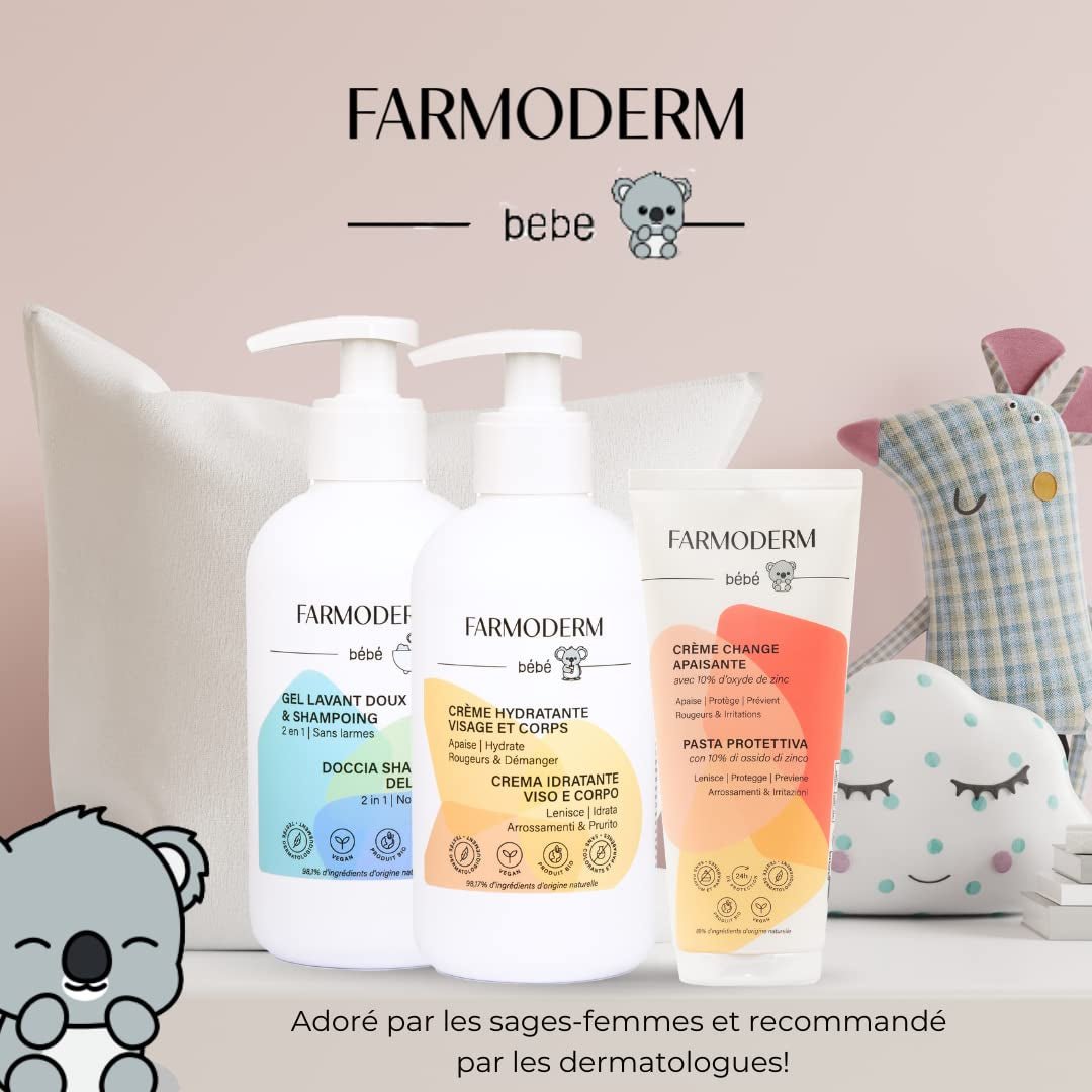 Shampoo og rensegel 2 i 1 Daily Gentle Baby Shampoo & Cleansing Gel - vegansk og økologisk - med 98% naturlige ingredienser - Shampoo uden tårer til børn og babyer - 300 ml Børn - Bad og hudpleje Naty Shop