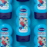 Buebchen Sportsfreund 2i1 shampoo og shower gel, 230 ml Børn - Bad og hudpleje Naty Shop